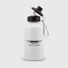 Бутылка спортивная с принтом Logo Aston Martin в Петрозаводске, металл | емкость — 500 мл, в комплекте две пластиковые крышки и карабин для крепления | Тематика изображения на принте: aston martin | автобренды | автолюбителям | астин мартин | астон мартин | бренд | для автовладельцев | для автолюбителей | логотип