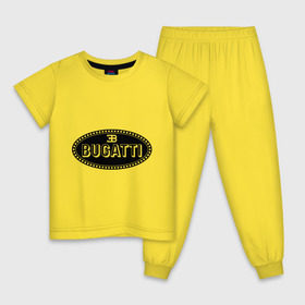 Детская пижама хлопок с принтом Bugatti logo в Петрозаводске, 100% хлопок |  брюки и футболка прямого кроя, без карманов, на брюках мягкая резинка на поясе и по низу штанин
 | bugati | bugatti | автобренды | автолюбителям | бренд | бугати | бугатти | для автовладельцев | для автолюбителей | логотип