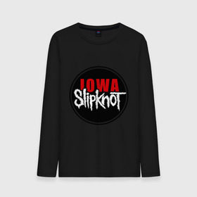 Мужской лонгслив хлопок с принтом Slipknot iowa logo в Петрозаводске, 100% хлопок |  | metall | punk | rock | slipknot | метал | металл | нью метал | панк | панк рок | рок | слипкнот