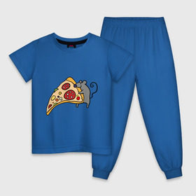 Детская пижама хлопок с принтом Кусочек пиццы парная в Петрозаводске, 100% хлопок |  брюки и футболка прямого кроя, без карманов, на брюках мягкая резинка на поясе и по низу штанин
 | Тематика изображения на принте: pizza | влюбленным | для влюбленных | для двоих | для пар | мышонок | пара | парные | пицца