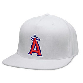 Кепка снепбек с прямым козырьком с принтом Los Angeles Angels of Anaheim logo в Петрозаводске, хлопок 100% |  | baseball | los angeles angels of anaheim | бейсбол | спорт