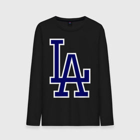Мужской лонгслив хлопок с принтом Los Angeles Dodgers logo в Петрозаводске, 100% хлопок |  | baseball | la | los angeles dodgers | бейсбол | лос анджелес доджерс | спорт