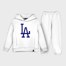Детский костюм хлопок Oversize с принтом Los Angeles Dodgers logo в Петрозаводске,  |  | baseball | la | los angeles dodgers | бейсбол | лос анджелес доджерс | спорт