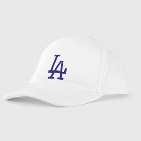 Детская бейсболка с принтом Los Angeles Dodgers logo в Петрозаводске, 100% хлопок | классический козырек, металлическая застежка-регулятор размера | Тематика изображения на принте: baseball | la | los angeles dodgers | бейсбол | лос анджелес доджерс | спорт