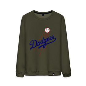 Мужской свитшот хлопок с принтом Los Angeles Dodgers logotype в Петрозаводске, 100% хлопок |  | baseball | los angeles dodgers | бейсбол | лос анджелес доджерс | спорт