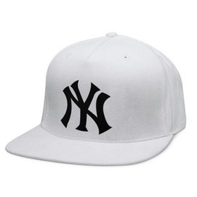 Кепка снепбек с прямым козырьком с принтом New York Yankees в Петрозаводске, хлопок 100% |  | baseball | new york yankees | бейсбол | нью йорк янкиз | спорт | янки