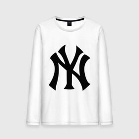 Мужской лонгслив хлопок с принтом New York Yankees в Петрозаводске, 100% хлопок |  | baseball | new york yankees | бейсбол | нью йорк янкиз | спорт | янки