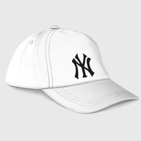 Бейсболка с принтом New York Yankees в Петрозаводске, 100% хлопок | классический козырек, металлическая застежка-регулятор размера | Тематика изображения на принте: baseball | new york yankees | бейсбол | нью йорк янкиз | спорт | янки