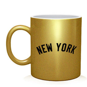 Кружка с принтом New York Yankees logotype в Петрозаводске, керамика | объем — 330 мл, диаметр — 80 мм. Принт наносится на бока кружки, можно сделать два разных изображения | baseball | new york yankees | бейсбол | нью йорк янкиз | спорт | янки