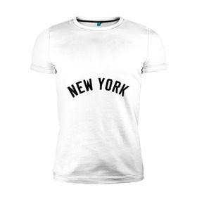 Мужская футболка премиум с принтом New York Yankees logotype в Петрозаводске, 92% хлопок, 8% лайкра | приталенный силуэт, круглый вырез ворота, длина до линии бедра, короткий рукав | baseball | new york yankees | бейсбол | нью йорк янкиз | спорт | янки