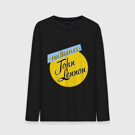 Мужской лонгслив хлопок с принтом John Lennon The Beatles в Петрозаводске, 100% хлопок |  | Тематика изображения на принте: beatles | john lennon | the beatles | бителс | джон ленон