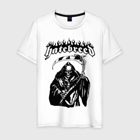 Мужская футболка хлопок с принтом Hatebreed live в Петрозаводске, 100% хлопок | прямой крой, круглый вырез горловины, длина до линии бедер, слегка спущенное плечо. | hatebreed | hatebreed live