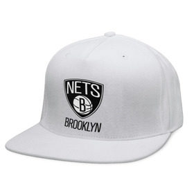 Кепка снепбек с прямым козырьком с принтом Nets Brooklyn в Петрозаводске, хлопок 100% |  | бруклин