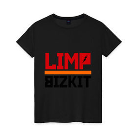 Женская футболка хлопок с принтом Limp Bizkit (2) в Петрозаводске, 100% хлопок | прямой крой, круглый вырез горловины, длина до линии бедер, слегка спущенное плечо | rock | лимп бизкит | рок группа | рок музыка