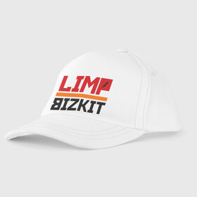 Детская бейсболка с принтом Limp Bizkit (2) в Петрозаводске, 100% хлопок | классический козырек, металлическая застежка-регулятор размера | Тематика изображения на принте: rock | лимп бизкит | рок группа | рок музыка