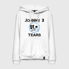 Мужская толстовка хлопок с принтом Johnny 3 Tears (HU) в Петрозаводске, френч-терри, мягкий теплый начес внутри (100% хлопок) | карман-кенгуру, эластичные манжеты и нижняя кромка, капюшон с подкладом и шнурком | Тематика изображения на принте: huhollywood undead | johnny 3 | johnny 3 tears | johnny tears | джони теарс 3