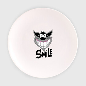Тарелка с принтом Улыбка Smile в Петрозаводске, фарфор | диаметр - 210 мм
диаметр для нанесения принта - 120 мм | smile | волк | смайл | смайлик | улыбка