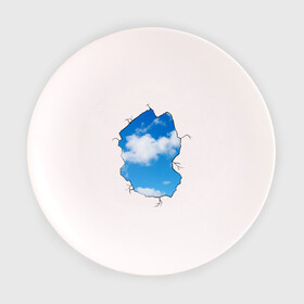 Тарелка 3D с принтом Небо. Бэнкси в Петрозаводске, фарфор | диаметр - 210 мм
диаметр для нанесения принта - 120 мм | banksy | бенкси | бэнкси | графити | граффити | небо | облака | облако | стрит арт | стритарт