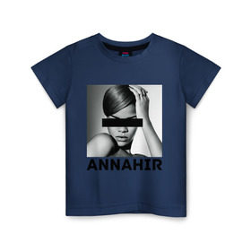 Детская футболка хлопок с принтом Rihanna в Петрозаводске, 100% хлопок | круглый вырез горловины, полуприлегающий силуэт, длина до линии бедер | актирса | голливуд rihanna | звезды | знаменитости | певица | рианна