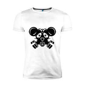 Мужская футболка премиум с принтом Dead Mouse в Петрозаводске, 92% хлопок, 8% лайкра | приталенный силуэт, круглый вырез ворота, длина до линии бедра, короткий рукав | deadmau5 | deejay | dj | диджей