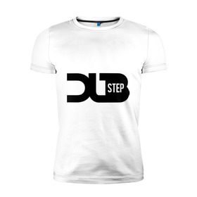 Мужская футболка премиум с принтом DJ DubStep в Петрозаводске, 92% хлопок, 8% лайкра | приталенный силуэт, круглый вырез ворота, длина до линии бедра, короткий рукав | deejay | dub step | dubstep | дабстеп | диджей | музыка