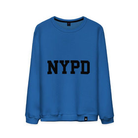 Мужской свитшот хлопок с принтом NYPD в Петрозаводске, 100% хлопок |  | new york | силовые структуры