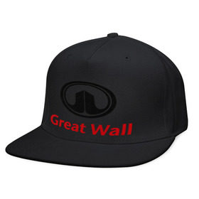 Кепка снепбек с прямым козырьком с принтом Great Wall logo в Петрозаводске, хлопок 100% |  | great wall | greatwall | автобренды | автолюбителям | бренд | для автовладельцев | для автолюбителей | лого | логотип