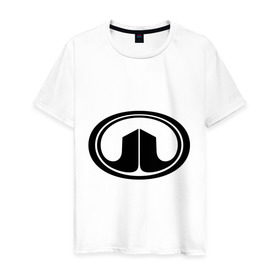 Мужская футболка хлопок с принтом Great Wall в Петрозаводске, 100% хлопок | прямой крой, круглый вырез горловины, длина до линии бедер, слегка спущенное плечо. | 