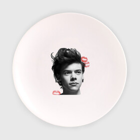 Тарелка с принтом Harry Styles в Петрозаводске, фарфор | диаметр - 210 мм
диаметр для нанесения принта - 120 мм | 1d | keep calm | music | one direction | гарри стайлс