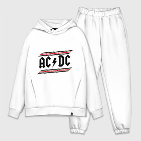 Мужской костюм хлопок OVERSIZE с принтом ACDC в Петрозаводске,  |  | acdc | rock | блюз рок | рок | рок группа | рок н ролл | хард рок | эйсидиси