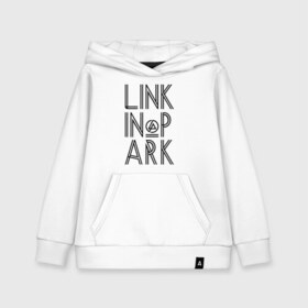 Детская толстовка хлопок с принтом Linkin Park в Петрозаводске, 100% хлопок | Круглый горловой вырез, эластичные манжеты, пояс, капюшен | linkin park | rock | альтернативный метал | альтернативный рок | линкин парк | ню метал | рок | рэпкор | электроник рок