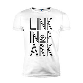 Мужская футболка премиум с принтом Linkin Park в Петрозаводске, 92% хлопок, 8% лайкра | приталенный силуэт, круглый вырез ворота, длина до линии бедра, короткий рукав | linkin park | rock | альтернативный метал | альтернативный рок | линкин парк | ню метал | рок | рэпкор | электроник рок