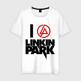 Мужская футболка хлопок с принтом Linkin Park в Петрозаводске, 100% хлопок | прямой крой, круглый вырез горловины, длина до линии бедер, слегка спущенное плечо. | linkin park | rock | альтернативный метал | альтернативный рок | линкин парк | ню метал | рок | рэпкор | электроник рок