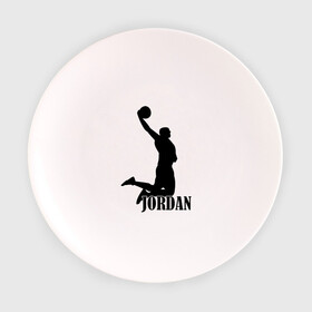 Тарелка с принтом Michael Jordan. в Петрозаводске, фарфор | диаметр - 210 мм
диаметр для нанесения принта - 120 мм | basketball | баскетбол | джордан | майкл джордан | спорт