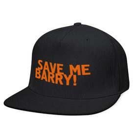 Кепка снепбек с прямым козырьком с принтом Save me, Barry! в Петрозаводске, хлопок 100% |  | misfits