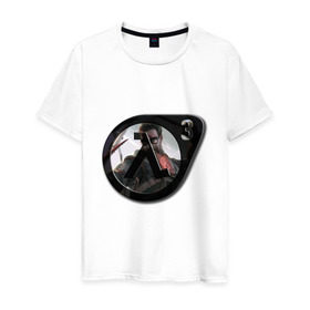 Мужская футболка хлопок с принтом Half-Life 3 (3) в Петрозаводске, 100% хлопок | прямой крой, круглый вырез горловины, длина до линии бедер, слегка спущенное плечо. | black mesa | half life | игры