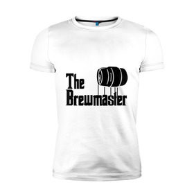 Мужская футболка премиум с принтом The brewmaster (пивовар) в Петрозаводске, 92% хлопок, 8% лайкра | приталенный силуэт, круглый вырез ворота, длина до линии бедра, короткий рукав | Тематика изображения на принте: крестный отец | парордия | прикол