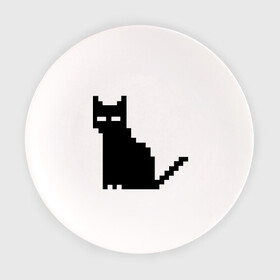 Тарелка с принтом Пиксельный котик в Петрозаводске, фарфор | диаметр - 210 мм
диаметр для нанесения принта - 120 мм | Тематика изображения на принте: 90 | cat | kitten | kitty | pixel | кот | котейка | котик | котики | пиксель