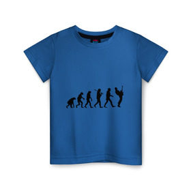 Детская футболка хлопок с принтом Эволюция рока в Петрозаводске, 100% хлопок | круглый вырез горловины, полуприлегающий силуэт, длина до линии бедер | Тематика изображения на принте: rock | музыка | рок | эволюция | эволюция рока
