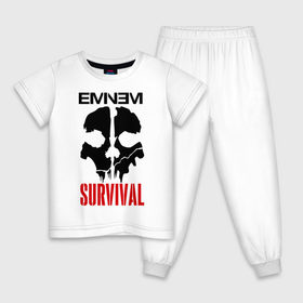 Детская пижама хлопок с принтом Eminem - Survival в Петрозаводске, 100% хлопок |  брюки и футболка прямого кроя, без карманов, на брюках мягкая резинка на поясе и по низу штанин
 | eminem   survival | gangsta | gansta | hip | hip hop | hop | media | rap | survival выживание | еп | рэп | рэпчина | хип | хип хоп | хоп | эминем