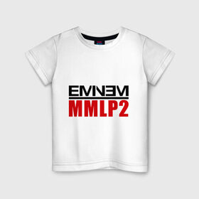 Детская футболка хлопок с принтом Eminem MMLP2 в Петрозаводске, 100% хлопок | круглый вырез горловины, полуприлегающий силуэт, длина до линии бедер | eminem   survival | eminem mmlp2 | gangsta | gansta | hip | hip hop | hop | rap | survival выживание | еп | рэп | рэпчина | хип | хип хоп | хоп | эминем