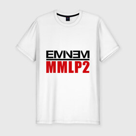 Мужская футболка премиум с принтом Eminem MMLP2 в Петрозаводске, 92% хлопок, 8% лайкра | приталенный силуэт, круглый вырез ворота, длина до линии бедра, короткий рукав | eminem   survival | eminem mmlp2 | gangsta | gansta | hip | hip hop | hop | rap | survival выживание | еп | рэп | рэпчина | хип | хип хоп | хоп | эминем