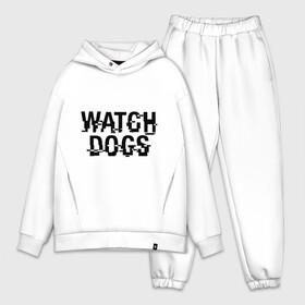 Мужской костюм хлопок OVERSIZE с принтом Watch Dogs в Петрозаводске,  |  | watch dogs | сторожевые псы