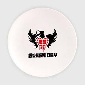 Тарелка 3D с принтом Green Day Wings в Петрозаводске, фарфор | диаметр - 210 мм
диаметр для нанесения принта - 120 мм | green day | green day wings | green day граната | heavy metal | metal | rock | trash metal | альтернатива | граната | грин дэй | квартет | метал | рок | рок группа | рок группы | трэш метал | хеви метал