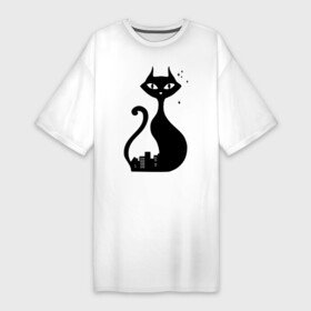 Платье-футболка хлопок с принтом влюбленные коты (Кошка) в Петрозаводске,  |  | 14 февраля 
 день святого валентина | влюбленные коты | все | для двоих | идеи подарков | киса | кошка | парные