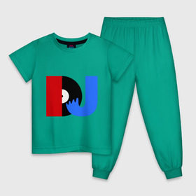 Детская пижама хлопок с принтом DJ vinyl в Петрозаводске, 100% хлопок |  брюки и футболка прямого кроя, без карманов, на брюках мягкая резинка на поясе и по низу штанин
 | dj | dj vinyl | futbolka | rnb | для dj | клубные | музыка