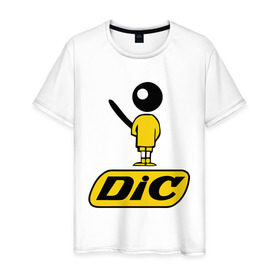 Мужская футболка хлопок с принтом Big Dic в Петрозаводске, 100% хлопок | прямой крой, круглый вырез горловины, длина до линии бедер, слегка спущенное плечо. | big dic | антибренд