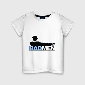 Детская футболка хлопок с принтом Breaking bad men в Петрозаводске, 100% хлопок | круглый вырез горловины, полуприлегающий силуэт, длина до линии бедер | 