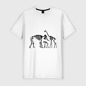 Мужская футболка премиум с принтом Зоорентген в Петрозаводске, 92% хлопок, 8% лайкра | приталенный силуэт, круглый вырез ворота, длина до линии бедра, короткий рукав | животные | зоорентген | кости | прикольные картинки | рентген