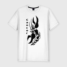 Мужская футболка премиум с принтом Рак в Петрозаводске, 92% хлопок, 8% лайкра | приталенный силуэт, круглый вырез ворота, длина до линии бедра, короткий рукав | знаки зодиака | прикольные картинки | рак
